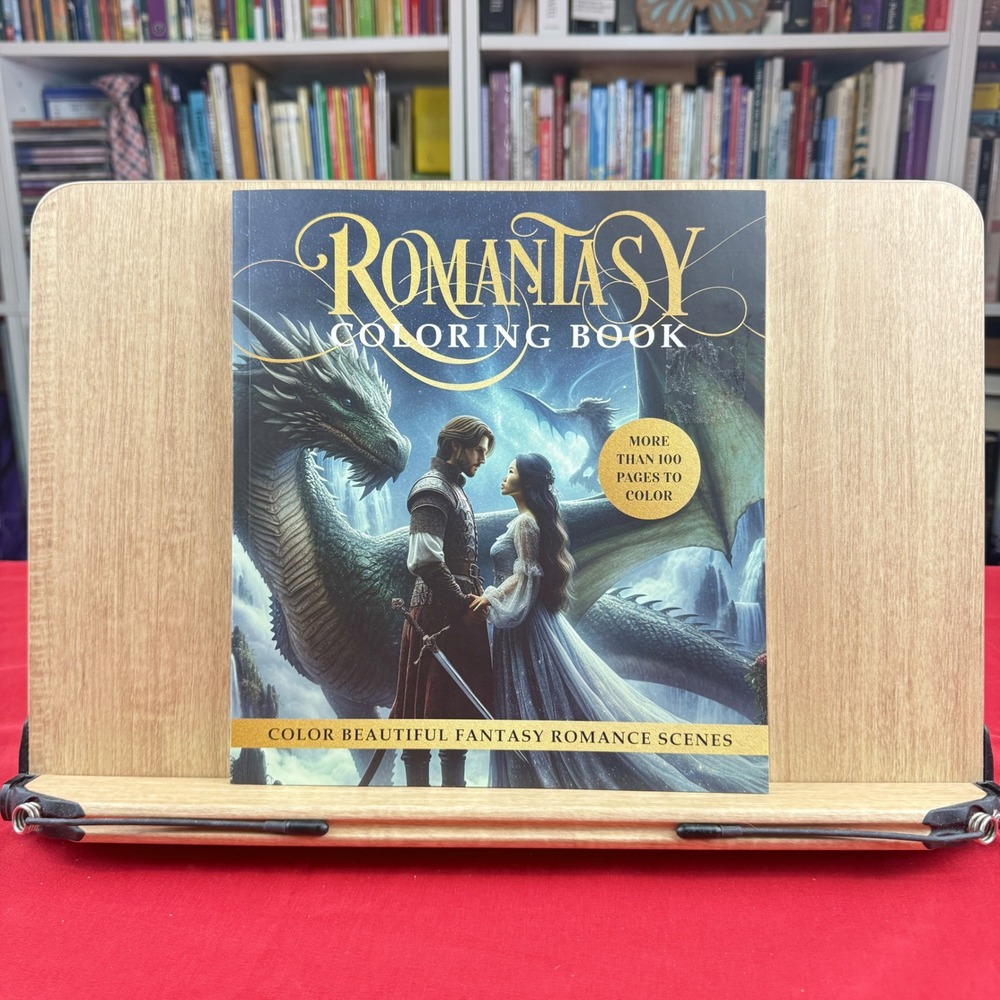 Romantasy Coloring Book Fantasy Romance Scenes Dragons 100+ Pages Chartwell